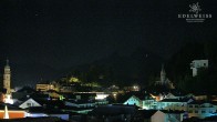 Archived image Webcam Berchtesgaden: Hotel Edelweiss 23:00