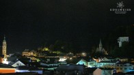 Archiv Foto Webcam Berchtesgaden: Zentrum und Hotel Edelweiss 23:00