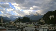 Archiv Foto Webcam Berchtesgaden: Zentrum und Hotel Edelweiss 07:00