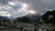 Archiv Foto Webcam Berchtesgaden: Zentrum und Hotel Edelweiss 08:00