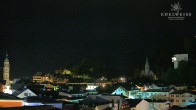 Archived image Webcam Berchtesgaden: Hotel Edelweiss 23:00