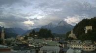 Archiv Foto Webcam Berchtesgaden: Zentrum und Hotel Edelweiss 05:00