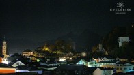 Archived image Webcam Berchtesgaden: Hotel Edelweiss 23:00