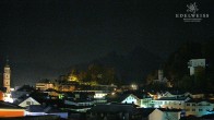 Archived image Webcam Berchtesgaden: Hotel Edelweiss 01:00