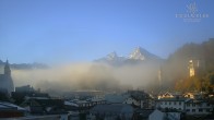 Archiv Foto Webcam Berchtesgaden: Zentrum und Hotel Edelweiss 07:00