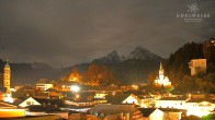 Archiv Foto Webcam Berchtesgaden: Zentrum und Hotel Edelweiss 17:00