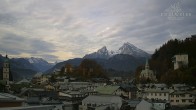 Archiv Foto Webcam Berchtesgaden: Zentrum und Hotel Edelweiss 07:00