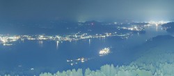Archiv Foto Webcam Wörthersee - Aussichtsturm Pyramidenkogel 23:00