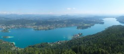 Archiv Foto Webcam Wörthersee - Aussichtsturm Pyramidenkogel 09:00