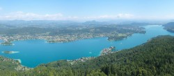Archiv Foto Webcam Wörthersee - Aussichtsturm Pyramidenkogel 11:00