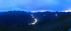Archiv Foto Webcam Mayrhofen: Bergstation 150er Tux 03:00