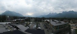 Archived image Webcam Canmore - View over the town 08:00
