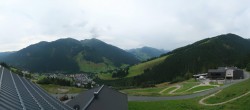 Archived image Webcam Saalbach - Mountain hut Maisalm 09:00