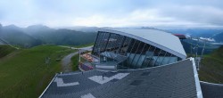 Archiv Foto Webcam Axamer Lizum: Hoadl-Haus und Bergstation Olympiabahn 05:00