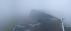 Archiv Foto Webcam Axamer Lizum: Hoadl-Haus und Bergstation Olympiabahn 17:00