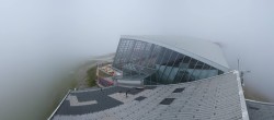 Archived image Webcam Axamer Lizum: Hoadl-Haus und Top station Olympiabahn 11:00
