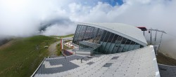 Archiv Foto Webcam Axamer Lizum: Hoadl-Haus und Bergstation Olympiabahn 13:00