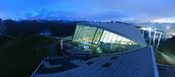 Archiv Foto Webcam Axamer Lizum: Hoadl-Haus und Bergstation Olympiabahn 19:00