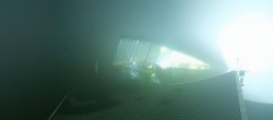 Archived image Webcam Axamer Lizum: Hoadl-Haus und Top station Olympiabahn 23:00