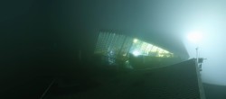 Archived image Webcam Axamer Lizum: Hoadl-Haus und Top station Olympiabahn 01:00