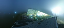 Archived image Webcam Axamer Lizum: Hoadl-Haus und Top station Olympiabahn 05:00