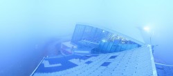 Archived image Webcam Axamer Lizum: Hoadl-Haus und Top station Olympiabahn 06:00