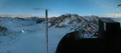 Archiv Foto Webcam Schnalstaler Gletscher - Aussichtsplattform Grawandspitze 23:00