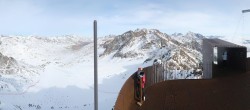 Archiv Foto Webcam Schnalstaler Gletscher - Aussichtsplattform Grawandspitze 11:00