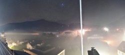 Archiv Foto Webcam Gröbming: Blick auf Kirche und Panoramabad 03:00