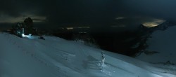 Archiv Foto Webcam Hintertuxer Gletscher - Bergstation Gefrorene Wand 23:00