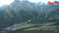 Archiv Foto Webcam Saas-Fee: Bergstation Hannig 02:00