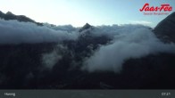 Archiv Foto Webcam Saas-Fee: Bergstation Hannig 06:00