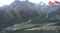 Archiv Foto Webcam Saas-Fee: Bergstation Hannig 18:00