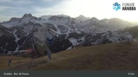 Archiv Foto Webcam Arabba - Bergstation Monte Burz Sesselbahn 09:00