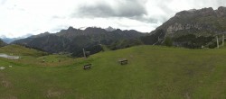 Archived image Webcam Arabba - Mountain Restaurant Rifugio Burg 13:00