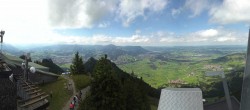 Archived image Webcam Grünten - Panoramic view Sonthofen and Immenstadt 11:00