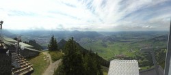 Archived image Webcam Grünten - Panoramic view Sonthofen and Immenstadt 13:00