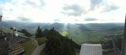 Archived image Webcam Grünten - Panoramic view Sonthofen and Immenstadt 17:00