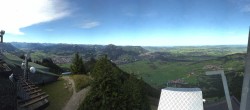 Archived image Webcam Grünten - Panoramic view Sonthofen and Immenstadt 09:00