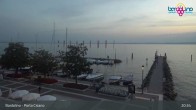 Archiv Foto Webcam Lido Mirabello Bardolino - Blick zum Hafen 02:00