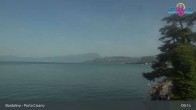 Archiv Foto Webcam Lido Mirabello Bardolino - Blick zum Hafen 08:00