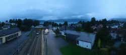 Archiv Foto Webcam Blick vom Bahnhof am Attersee 19:00
