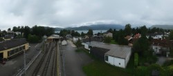 Archiv Foto Webcam Blick vom Bahnhof am Attersee 07:00