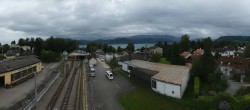 Archiv Foto Webcam Blick vom Bahnhof am Attersee 09:00
