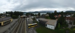 Archiv Foto Webcam Blick vom Bahnhof am Attersee 10:00