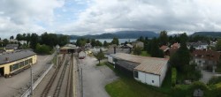 Archiv Foto Webcam Blick vom Bahnhof am Attersee 11:00