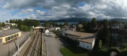 Archiv Foto Webcam Blick vom Bahnhof am Attersee 15:00
