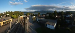 Archiv Foto Webcam Blick vom Bahnhof am Attersee 17:00