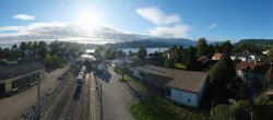 Archived image Webcam View from the railway station at Attersee 07:00