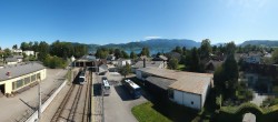 Archived image Webcam View from the railway station at Attersee 13:00